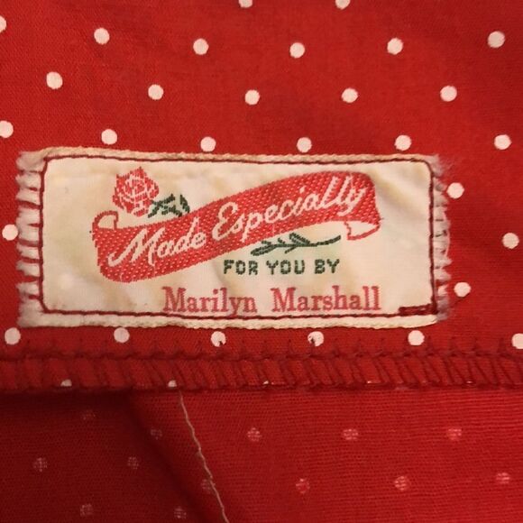 Made especially for you by Marilyn Marshall. Lace ruffles dot dress - Picture 9 of 15